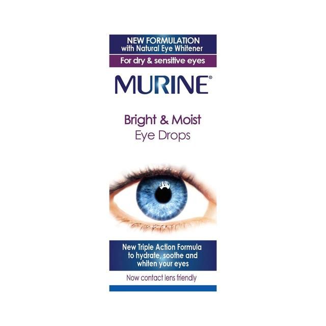 Murine Bright &amp;amp; Moist Eyes   15ml