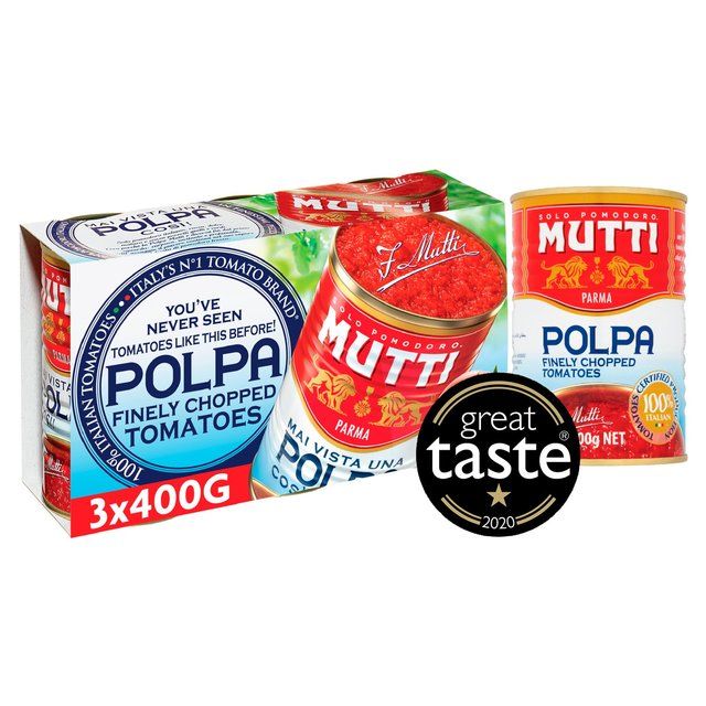 Mutti Finely Chopped Tomatoes   3 x 400g