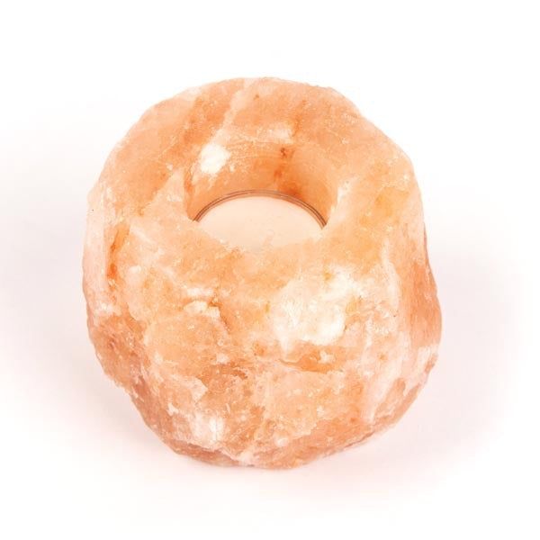 Myga 1kg Single Himalyan Salt Candle Holder