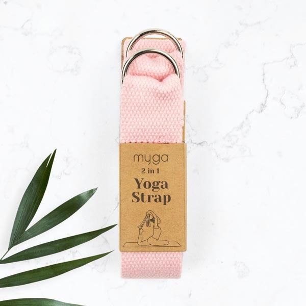 Myga 2 In 1 Yoga Belt &amp;amp; Sling - Plum Dusty Pink