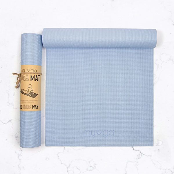 Myga Entry Level Yoga Mat - Green Sky Blue