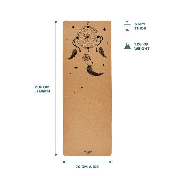 Myga Extra Large Dream Catcher Cork Mat
