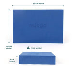 Myga Extra Large Foam Yoga Block - Royal Blue