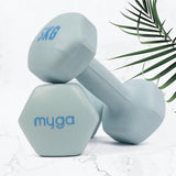 Myga Hexagonal Dumbbell - 5kg Pair