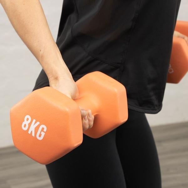 Myga Hexagonal Dumbbell - 8kg Pair