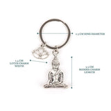 Myga Keyring - Buddha &amp;amp; Lotus