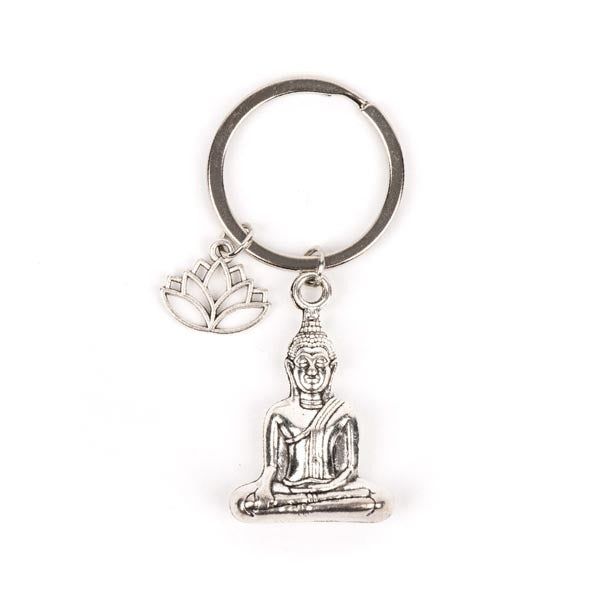 Myga Keyring - Buddha &amp;amp; Lotus