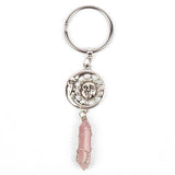 Myga Keyring - Sun Moon &amp;amp; Rose Quartz