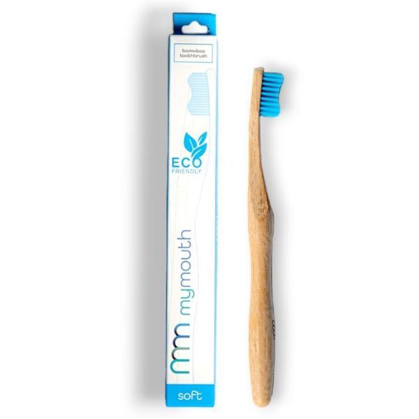 MyMouth Bamboo Toothbrush Medium Bristle Pink Blue
