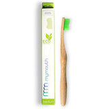 MyMouth Bamboo Toothbrush Medium Bristle Pink Green