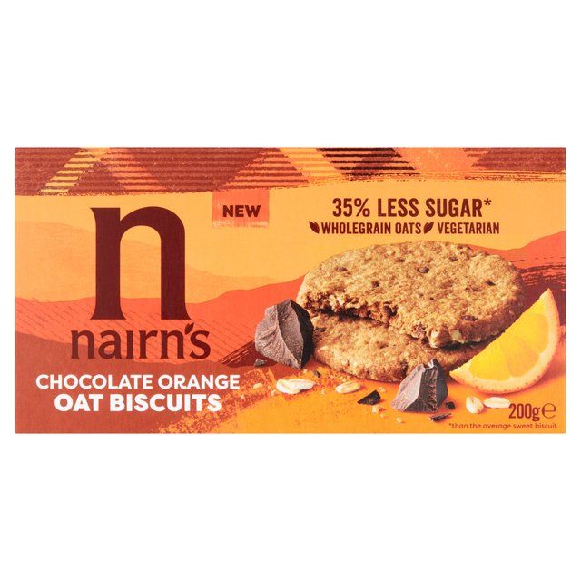 Nairn's Dark Chocolate &amp;amp; Orange Oat Biscuits   200g