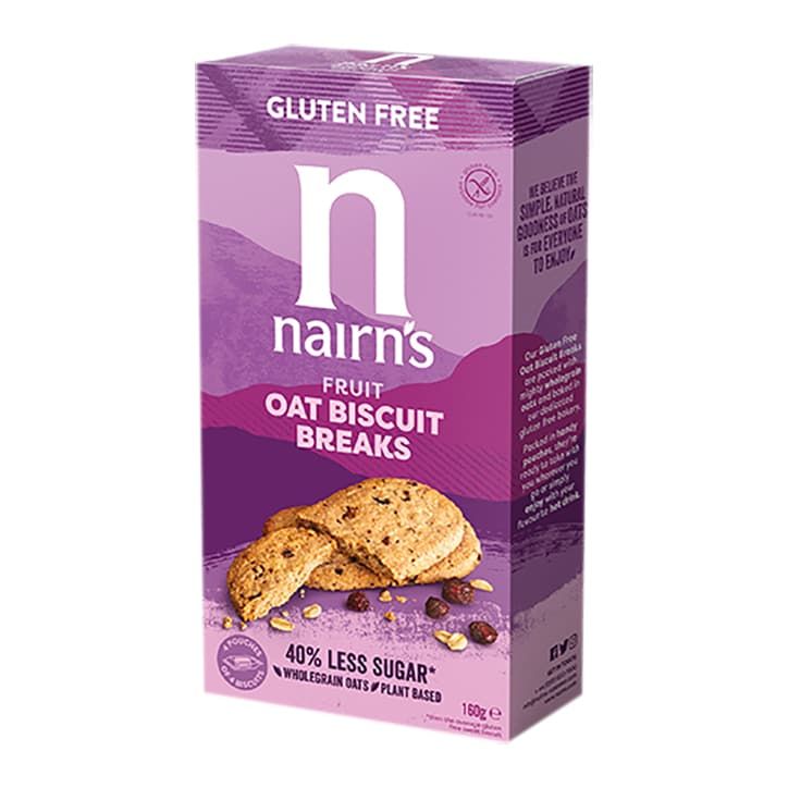 Nairn's Gluten Free Fruit Oat Biscuit Breaks 160g Fruit