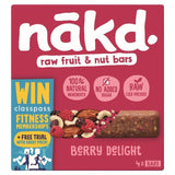 nakd. Berry Delight Fruit &amp;amp; Nut Bars Multipack   4 x 35g