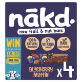 Nakd Blueberry Muffin Fruit &amp;amp; Nut Bars 4x35g