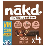 nakd. Cocoa Delight Fruit &amp;amp; Nut Bars Multipack   4 x 35g