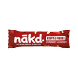 Nakd Fruit &amp;amp; Fibre Apple &amp;amp; Cinnamon Bar 44g Strawberry &amp;amp; Raspberry / 44 g