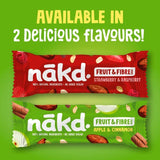 nakd. Fruit &amp;amp; Fibre Apple &amp;amp; Cinnamon Multipack   3 x 44g