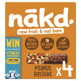Nakd Peanut Delight Fruit &amp;amp; Nut Bars 4 x 35g