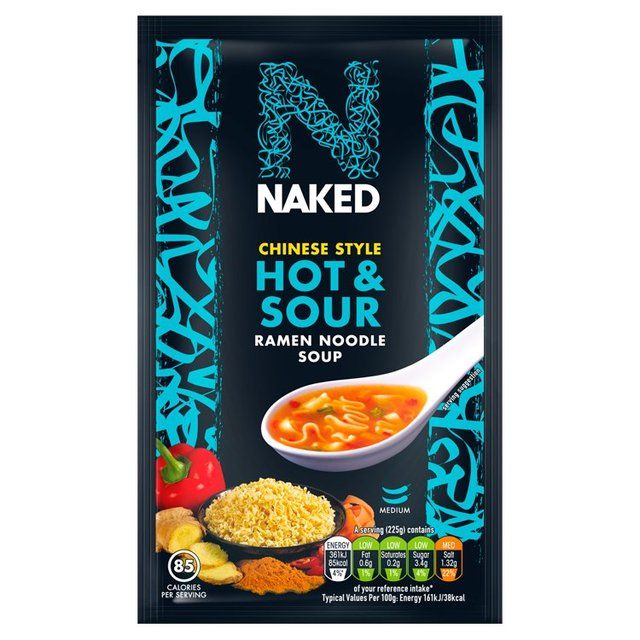 Naked Noodle Ramen Chinese Hot &amp;amp; Sour Soup   25g