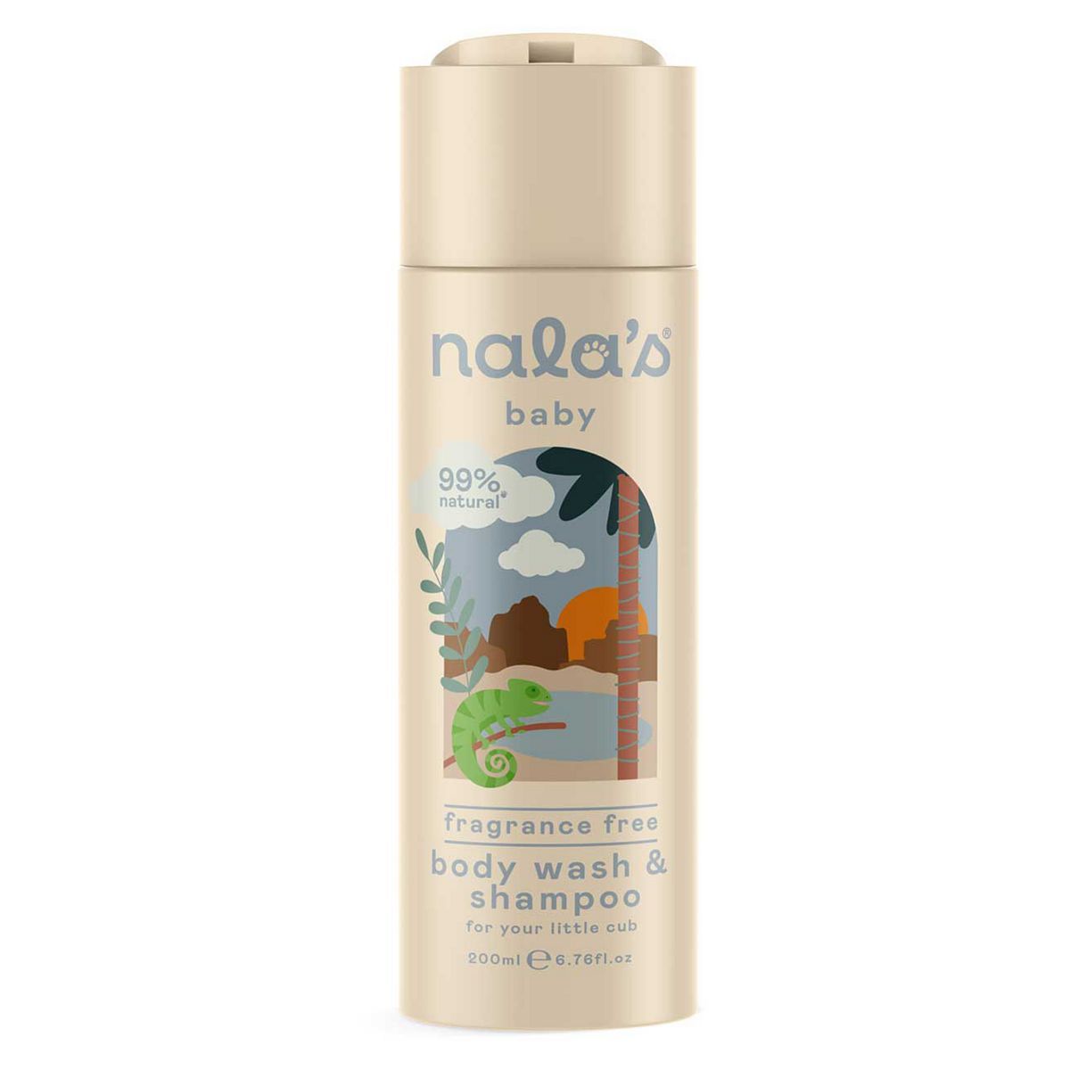 Nala's Baby Body Wash &amp;amp; Shampoo Fragrance Free 200ml