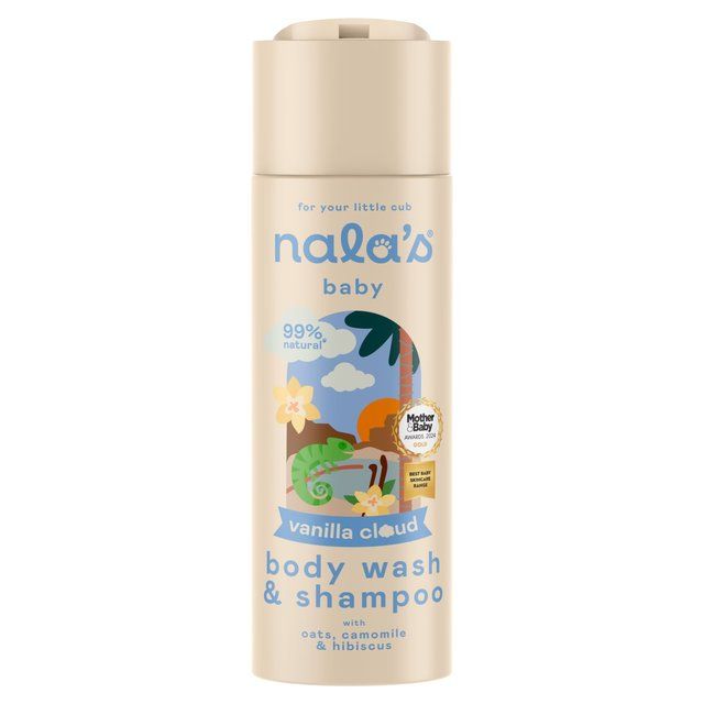 Nala's Baby Body Wash &amp;amp; Shampoo Vanilla Cloud   200ml
