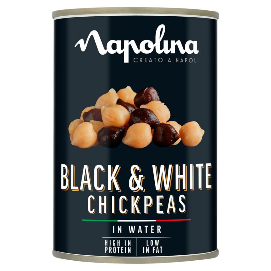 Napolina Black &amp;amp; White Chickpeas in Water