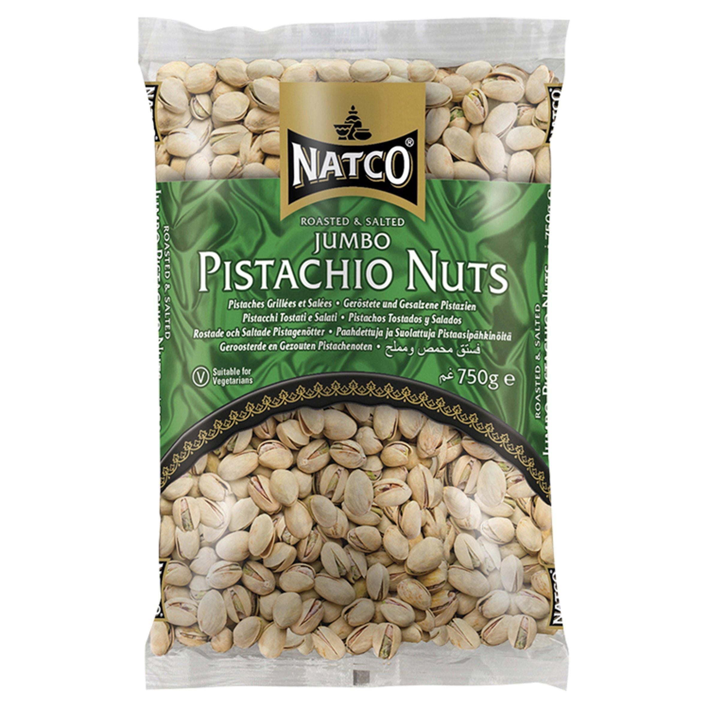 Natco Roasted &amp;amp; Salted Jumbo Pistachio Nuts 750g