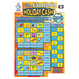National Lottery &amp;pound;3 &amp;pound;300,000 Holiday Cash Scratchcard Game