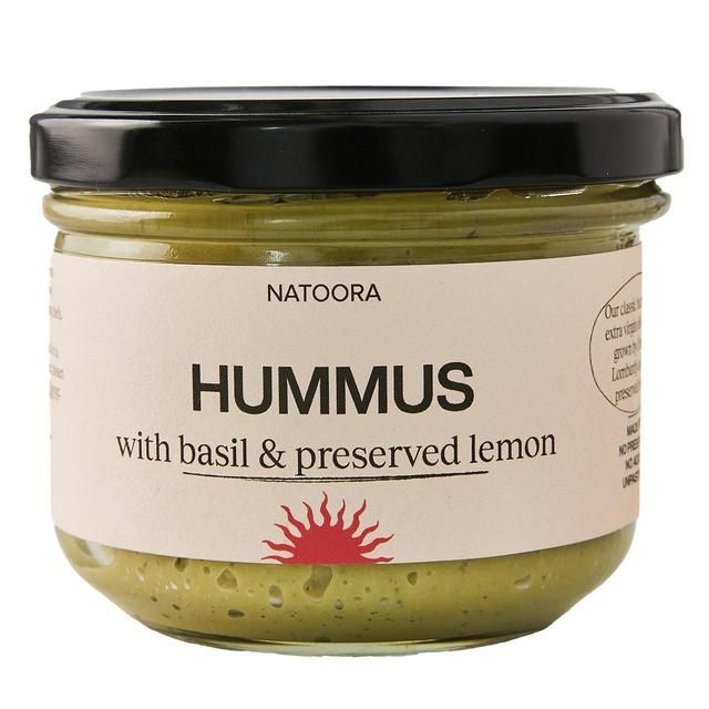 Natoora Hummus with Basil &amp;amp; Preserved Lemon   185g
