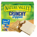 Nature Valley Crunchy Dipped Cereal Bars Oats &amp;amp; Yoghurt Flavour 8x