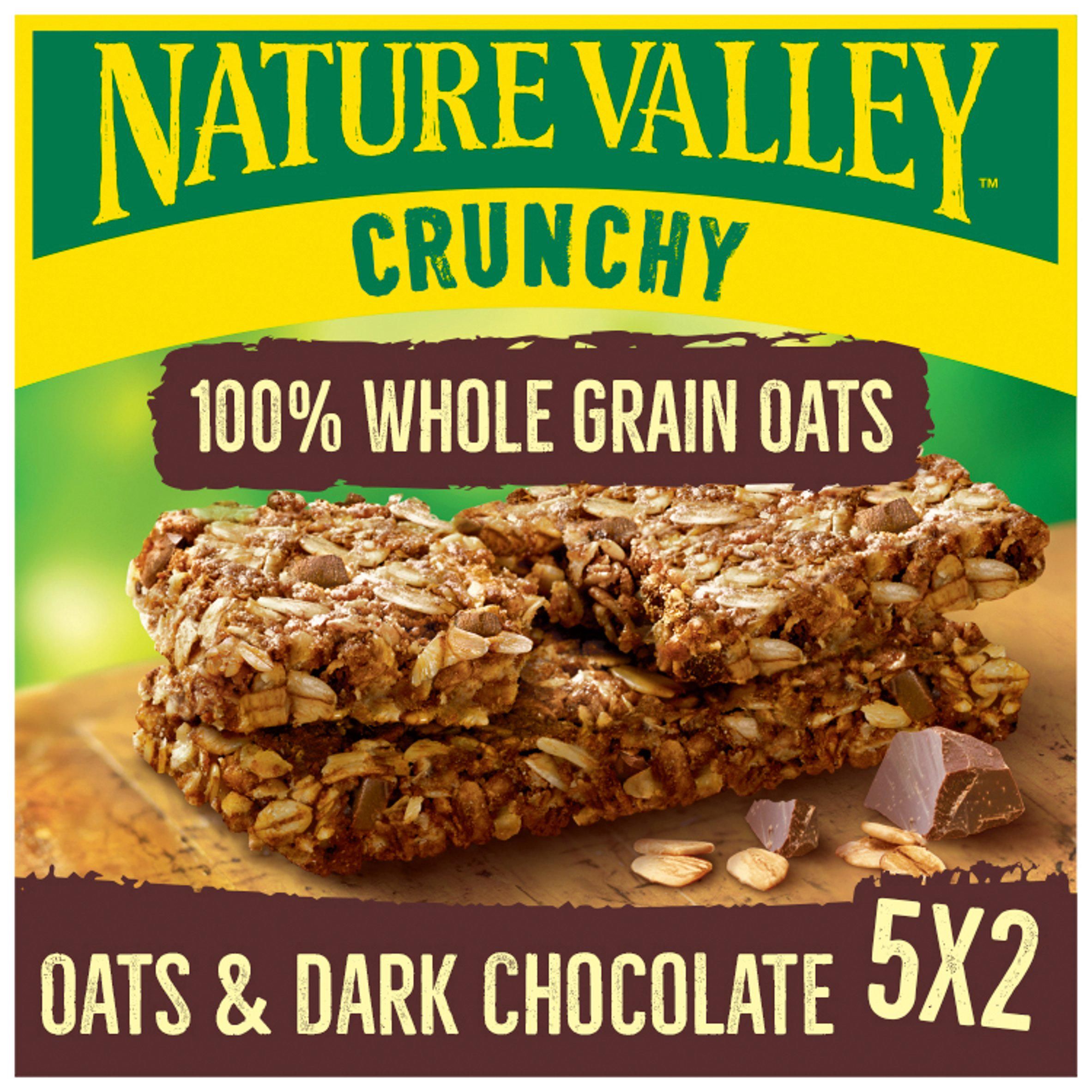 Nature Valley Crunchy Oats &amp;amp; Dark Chocolate Cereal Bars 5x42g