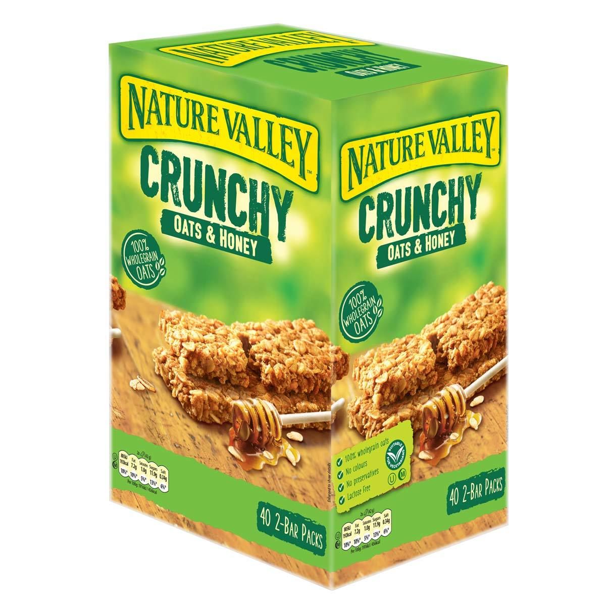 Nature Valley Crunchy Oats &amp;amp; Honey Bars, 40 x 42g