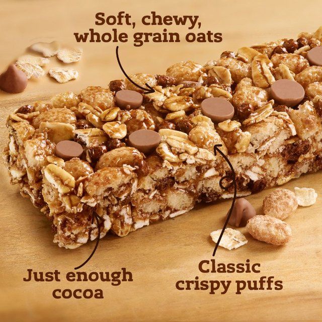Nature Valley Oaty &amp;amp; Crispy Cocoa Cereal Bars   5 x 23g