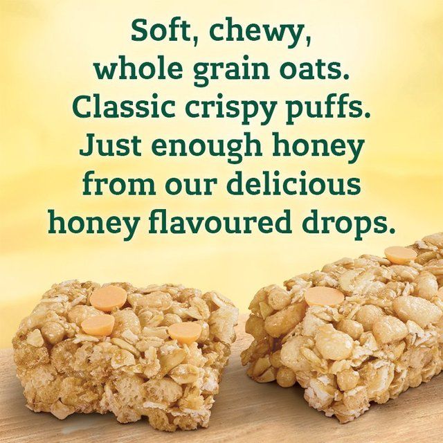 Nature Valley Oaty &amp;amp; Crispy Honey Cereal Bars   5 x 23g