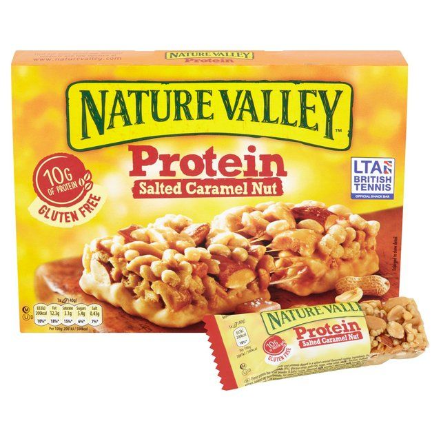 Nature Valley Protein Salted Caramel Nut Cereal Bars   4 x 40g