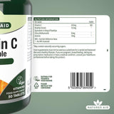 Natures Aid Chewable Vitamin C Supplement Capsules 500mg    50 per pack