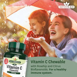 Natures Aid Chewable Vitamin C Supplement Capsules 500mg    50 per pack