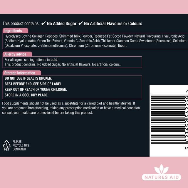 Natures Aid Collagen Chocolate Shake   225g