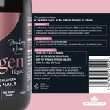 Natures Aid Collagen Liquid Strawberry &amp;amp; Lime   500ml