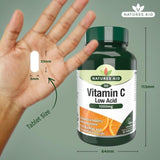 Natures Aid Low Acid Vitamin C Tablets 1000mg    90 per pack