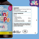 Natures Aid Mini Drops DHA Omega-3 for Infants &amp;amp; Children   50ml