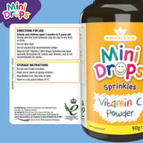 Natures Aid Mini Drops Vitamin C Sprinkles   90g