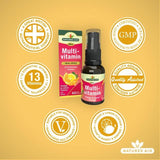 Natures Aid Multivitamin Oral Spray (Orange &amp;amp; Lemon Flavour)   30ml