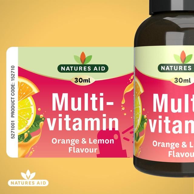 Natures Aid Multivitamin Oral Spray (Orange &amp;amp; Lemon Flavour)   30ml