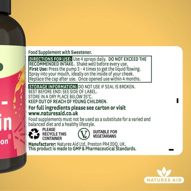 Natures Aid Multivitamin Oral Spray (Orange &amp;amp; Lemon Flavour)   30ml
