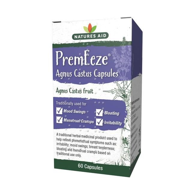 Natures Aid PremEeze Agnus Castus Capsules 400mg   60 per pack