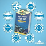 Natures Aid Super Strength Omega-3 Fish Oil Softgels   60 per pack