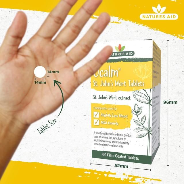 Natures Aid Ucalm 300mg T St John's Wort Extract Tablets    60 per pack