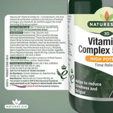 Natures Aid Vitamin B Complex 50 + C Supplement Tablets    30 per pack