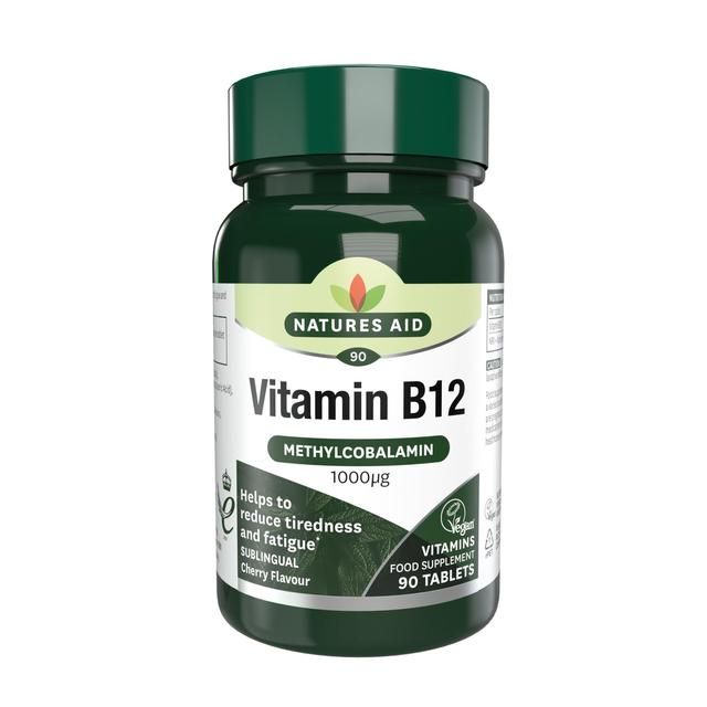 Natures Aid Vitamin B12 Supplement Tablets 1000ug    90 per pack
